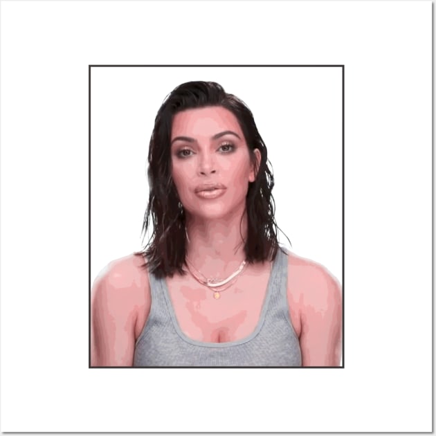 Kim Kardashian Wall Art by winstongambro